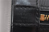 Authentic Louis Vuitton Epi Alma PM Hand Bag Black M40302 LV 1501E