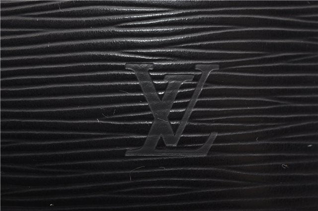 Authentic Louis Vuitton Epi Alma PM Hand Bag Black M40302 LV 1501E