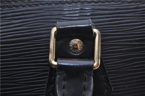 Authentic Louis Vuitton Epi Alma PM Hand Bag Black M40302 LV 1501E