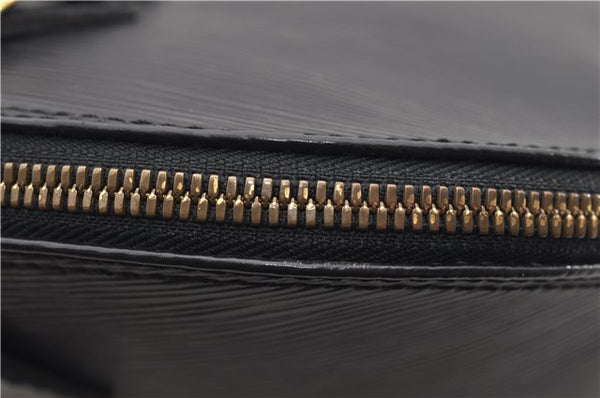 Authentic Louis Vuitton Epi Alma PM Hand Bag Black M40302 LV 1501E