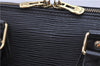 Authentic Louis Vuitton Epi Alma PM Hand Bag Black M40302 LV 1501E
