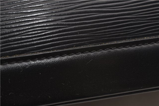Authentic Louis Vuitton Epi Alma PM Hand Bag Black M40302 LV 1501E