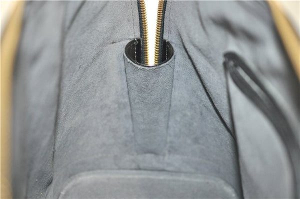 Authentic Louis Vuitton Epi Alma PM Hand Bag Black M40302 LV 1501E