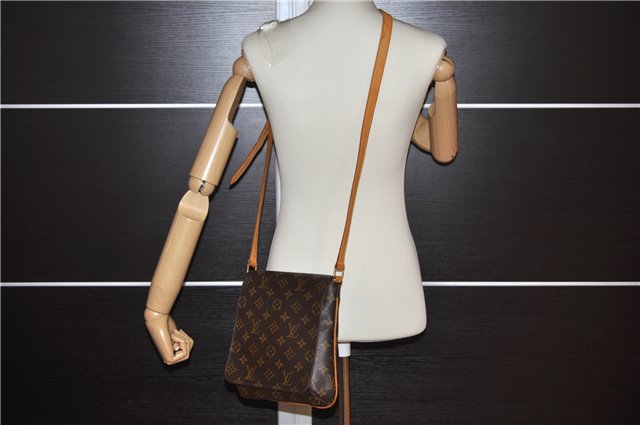 Auth Louis Vuitton Monogram Musette Salsa M51387 Long Shoulder Cross Bag 1501F