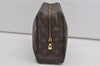 Auth Louis Vuitton Monogram Trousse Toilette 28 Clutch Hand Bag M47522 LV 1501I