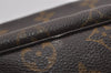 Auth Louis Vuitton Monogram Trousse Toilette 28 Clutch Hand Bag M47522 LV 1501I
