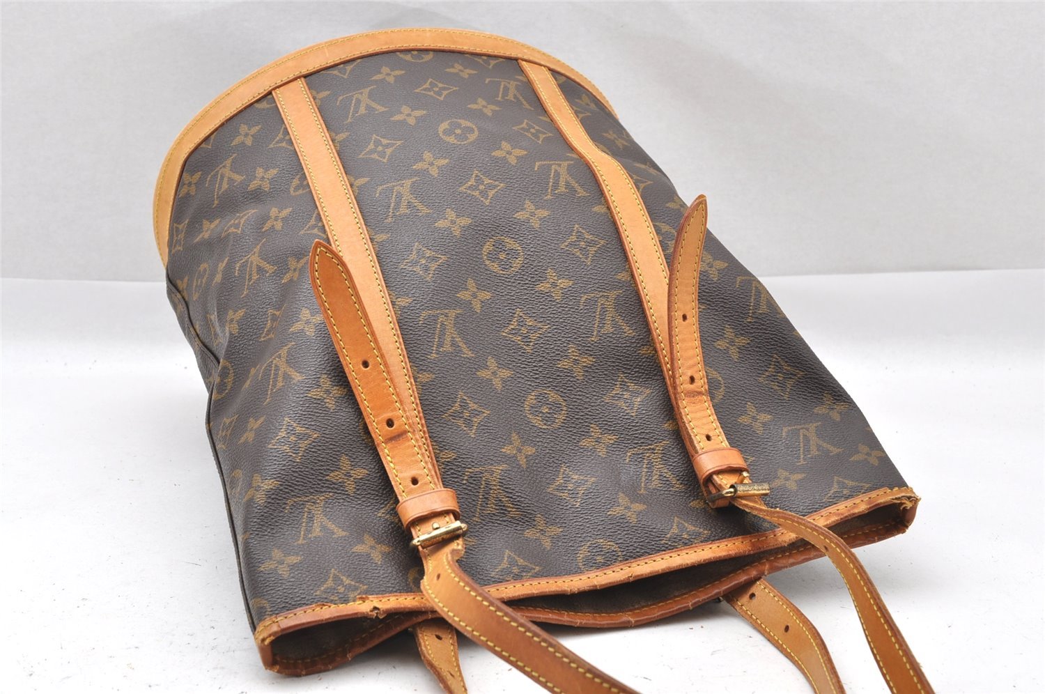 Authentic Louis Vuitton Monogram Bucket GM Shoulder Tote Bag M42236 LV 1502I