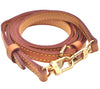 Authentic Louis Vuitton Leather Shoulder Strap Beige 38.2-45.3" LV 1503E