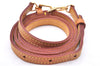 Authentic Louis Vuitton Leather Shoulder Strap Beige 38.2-45.3" LV 1503E