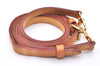 Authentic Louis Vuitton Leather Shoulder Strap Beige 38.2-45.3" LV 1503E