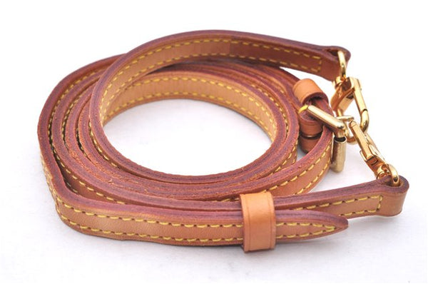 Authentic Louis Vuitton Leather Shoulder Strap Beige 38.2-45.3" LV 1503E