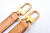Authentic Louis Vuitton Leather Shoulder Strap Beige 38.2-45.3" LV 1503E
