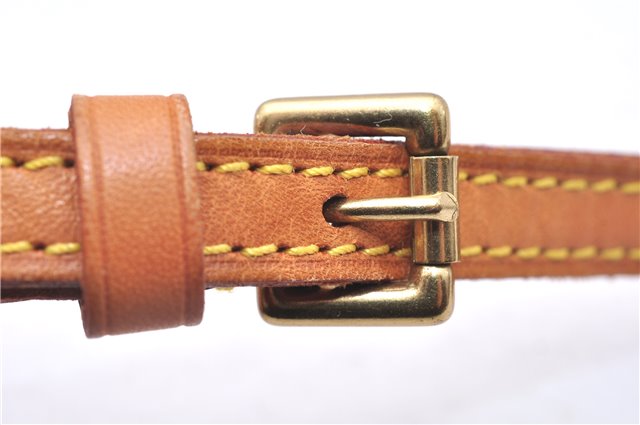 Authentic Louis Vuitton Leather Shoulder Strap Beige 38.2-45.3