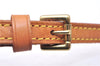 Authentic Louis Vuitton Leather Shoulder Strap Beige 38.2-45.3" LV 1503E