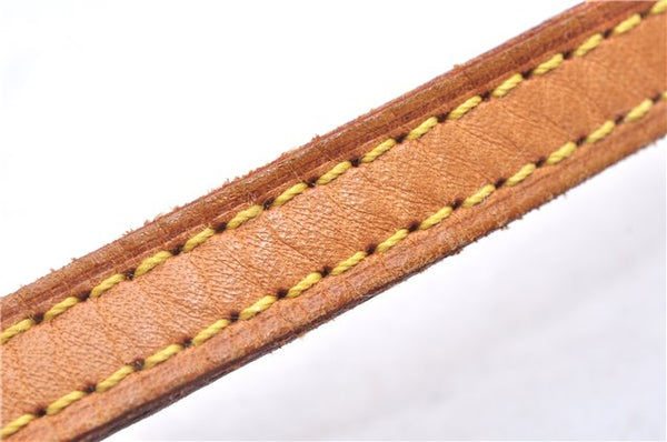 Authentic Louis Vuitton Leather Shoulder Strap Beige 38.2-45.3" LV 1503E