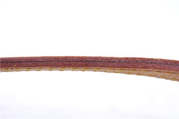 Authentic Louis Vuitton Leather Shoulder Strap Beige 38.2-45.3" LV 1503E