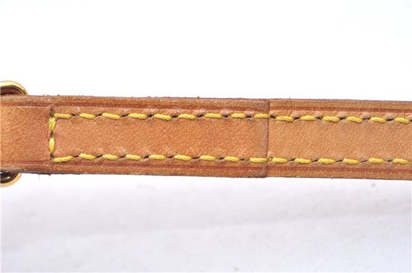 Authentic Louis Vuitton Leather Shoulder Strap Beige 38.2-45.3" LV 1503E