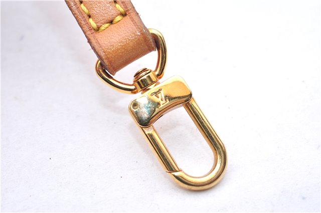 Authentic Louis Vuitton Leather Shoulder Strap Beige 38.2-45.3