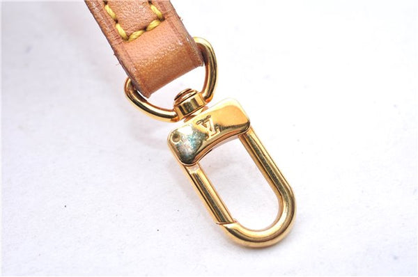 Authentic Louis Vuitton Leather Shoulder Strap Beige 38.2-45.3" LV 1503E