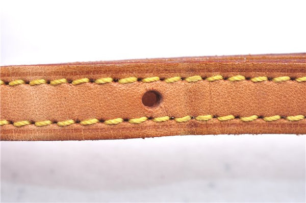 Authentic Louis Vuitton Leather Shoulder Strap Beige 38.2-45.3" LV 1503E