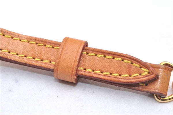 Authentic Louis Vuitton Leather Shoulder Strap Beige 38.2-45.3" LV 1503E