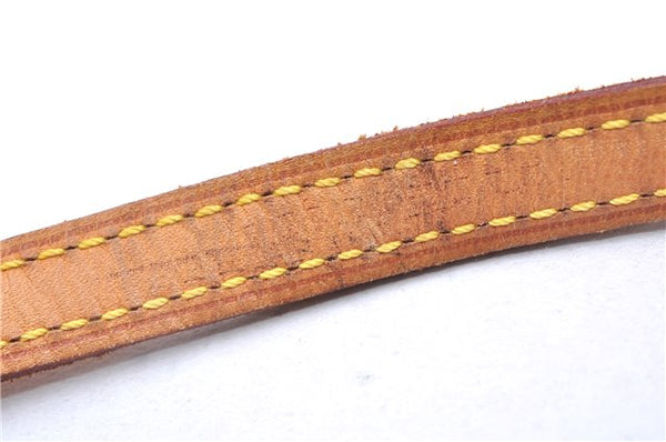 Authentic Louis Vuitton Leather Shoulder Strap Beige 38.2-45.3" LV 1503E