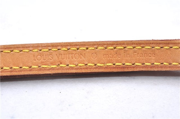 Authentic Louis Vuitton Leather Shoulder Strap Beige 38.2-45.3" LV 1503E