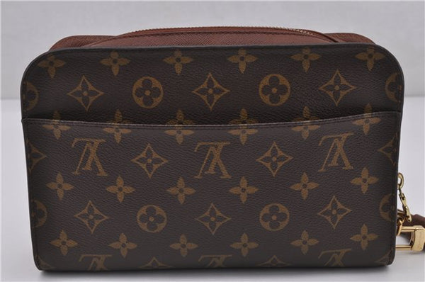 Authentic Louis Vuitton Monogram Orsay Clutch Hand Bag Purse M51790 LV 1503F