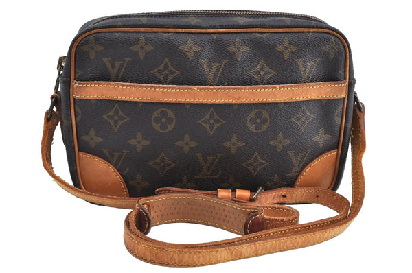 Authentic Louis Vuitton Monogram Trocadero 23 Shoulder Cross Bag M51276 LV 1505H