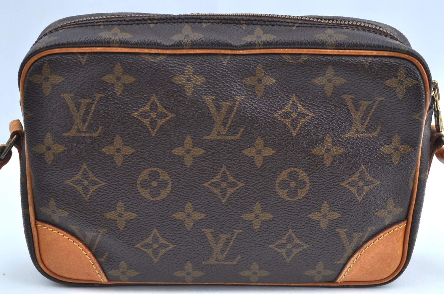 Authentic Louis Vuitton Monogram Trocadero 23 Shoulder Cross Bag M51276 LV 1505H