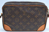 Authentic Louis Vuitton Monogram Trocadero 23 Shoulder Cross Bag M51276 LV 1505H