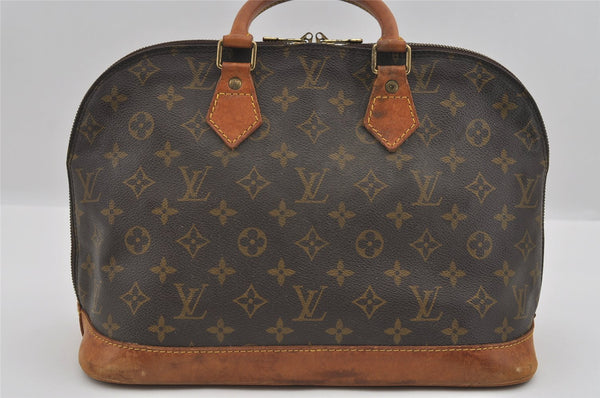 Authentic Louis Vuitton Monogram Alma Hand Bag Purse M51130 LV 1505I