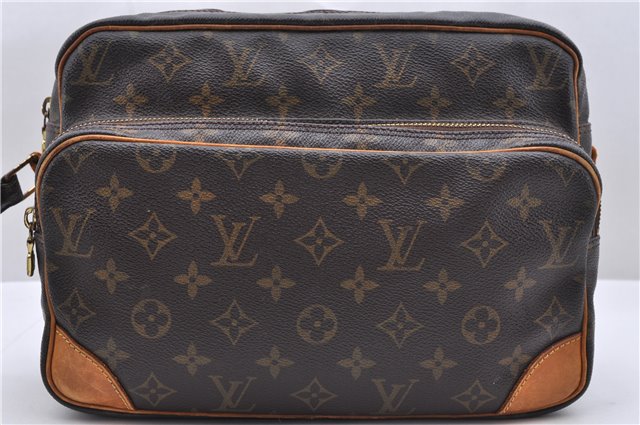 Auth Louis Vuitton Monogram Nile Shoulder Cross Body Bag M45244 LV Junk 1506D