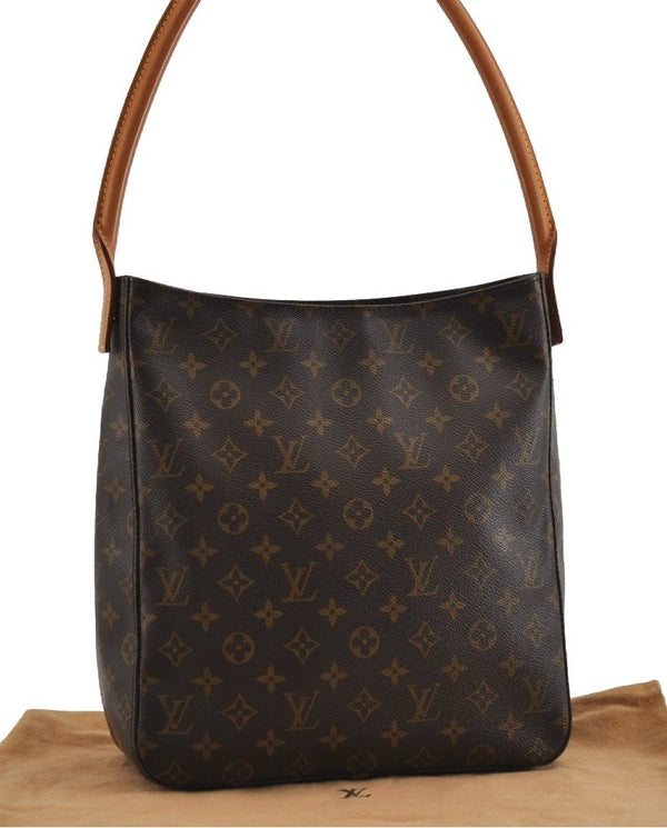 Authentic Louis Vuitton Monogram Looping GM Shoulder Bag M51145 LV 1506I