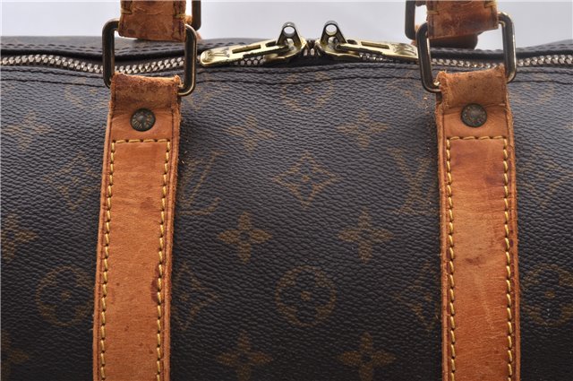 Authentic Louis Vuitton Monogram Keepall 45 Boston Bag M41428 LV 1507D