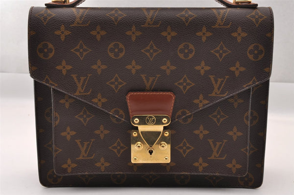 Authentic Louis Vuitton Monogram Monceau 2Way Shoulder Hand Bag M51185 LV 1507I