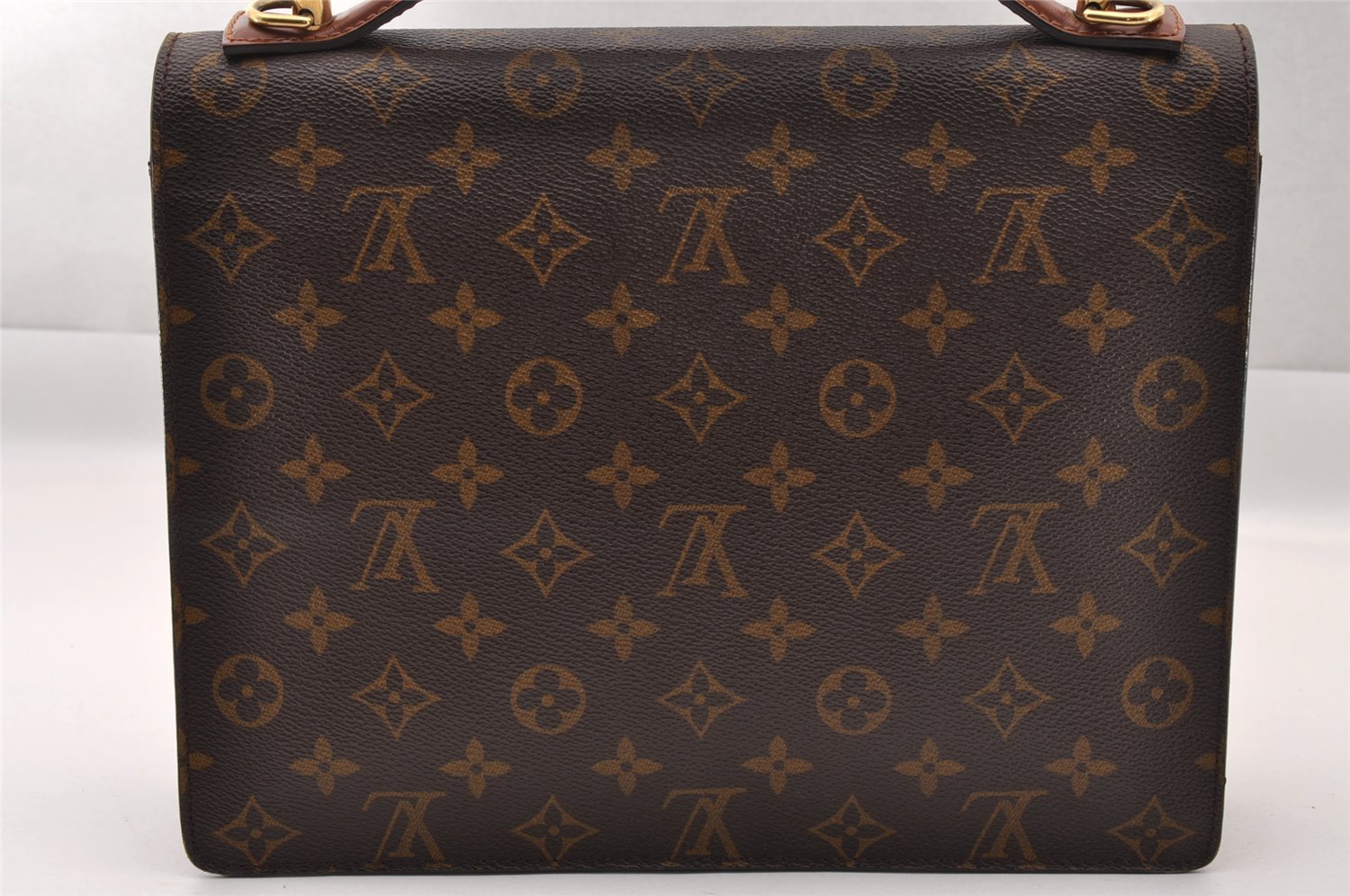 Authentic Louis Vuitton Monogram Monceau 2Way Shoulder Hand Bag M51185 LV 1507I