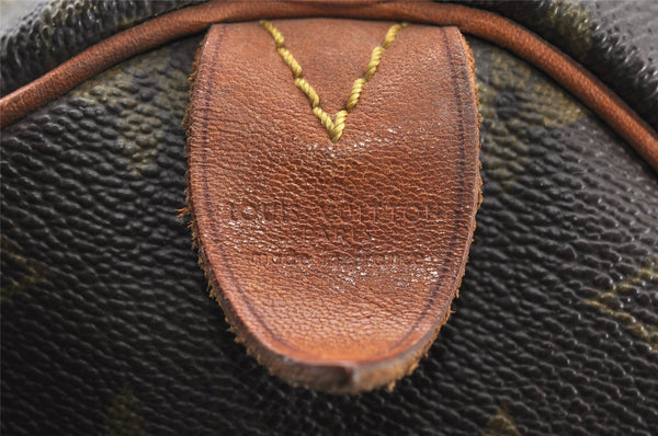 Authentic Louis Vuitton Monogram Speedy 30 Hand Boston Bag Old Model LV 1508I