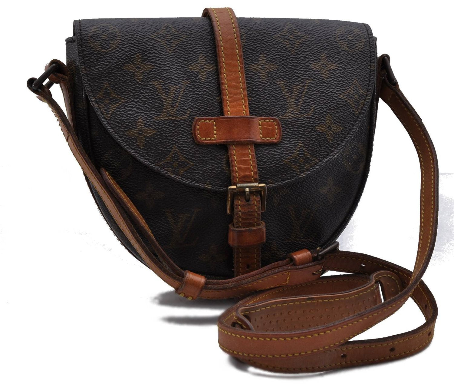 Auth Louis Vuitton Monogram Chantilly PM Shoulder Cross Body Bag M51234 LV 1510D