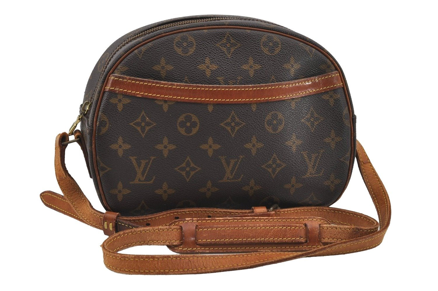 Authentic Louis Vuitton Monogram Blois Shoulder Cross Body Bag M51221 LV 1510I
