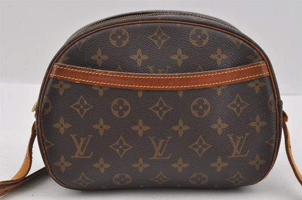 Authentic Louis Vuitton Monogram Blois Shoulder Cross Body Bag M51221 LV 1510I