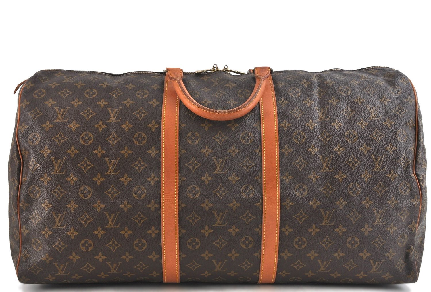 Authentic Louis Vuitton Monogram Keepall 60 Boston Bag M41422 LV 1511D