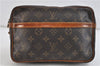 Authentic Louis Vuitton Monogram Compiegne 23 Clutch Hand Bag M51847 LV 1512D