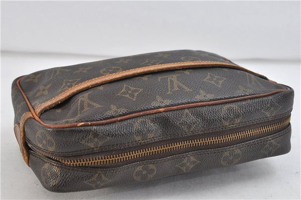 Authentic Louis Vuitton Monogram Compiegne 23 Clutch Hand Bag M51847 LV 1512D