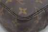 Auth Louis Vuitton Monogram Trousse Toilette 23 Clutch Hand Bag M47524 LV 1512I
