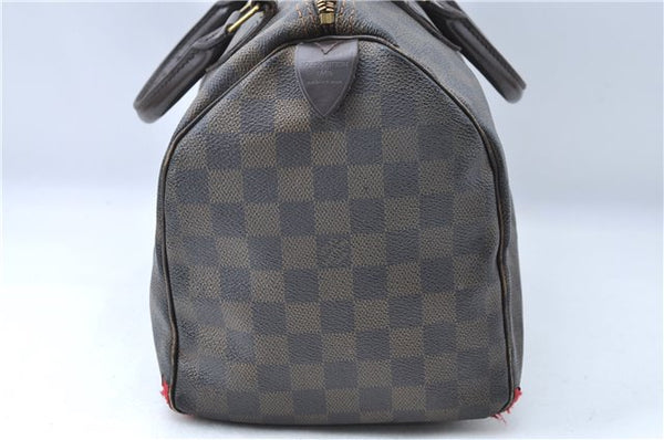 Authentic Louis Vuitton Damier Speedy 30 Hand Boston Bag N41364 LV Junk 1513B