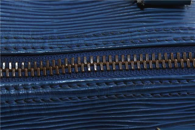 Authentic Louis Vuitton Epi Keepall 50 Boston Bag Blue M42965 LV 1513D