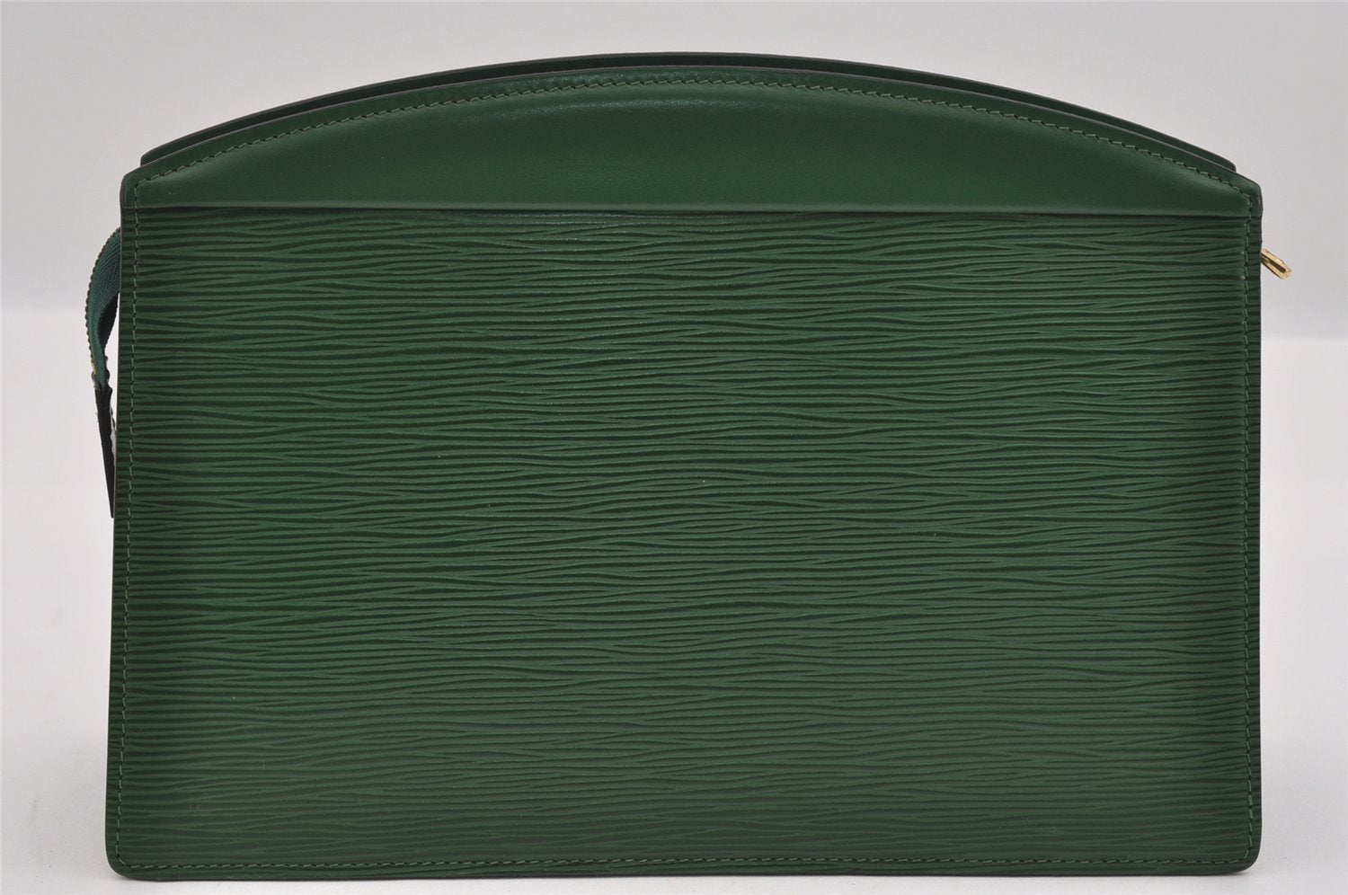 Authentic Louis Vuitton Epi Trousse Crete Clutch Bag Green M48407 LV Junk 1513I