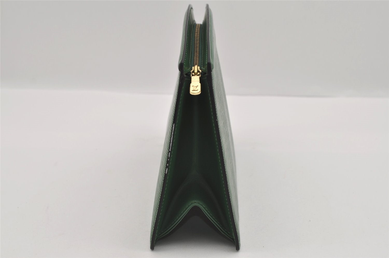 Authentic Louis Vuitton Epi Trousse Crete Clutch Bag Green M48407 LV Junk 1513I