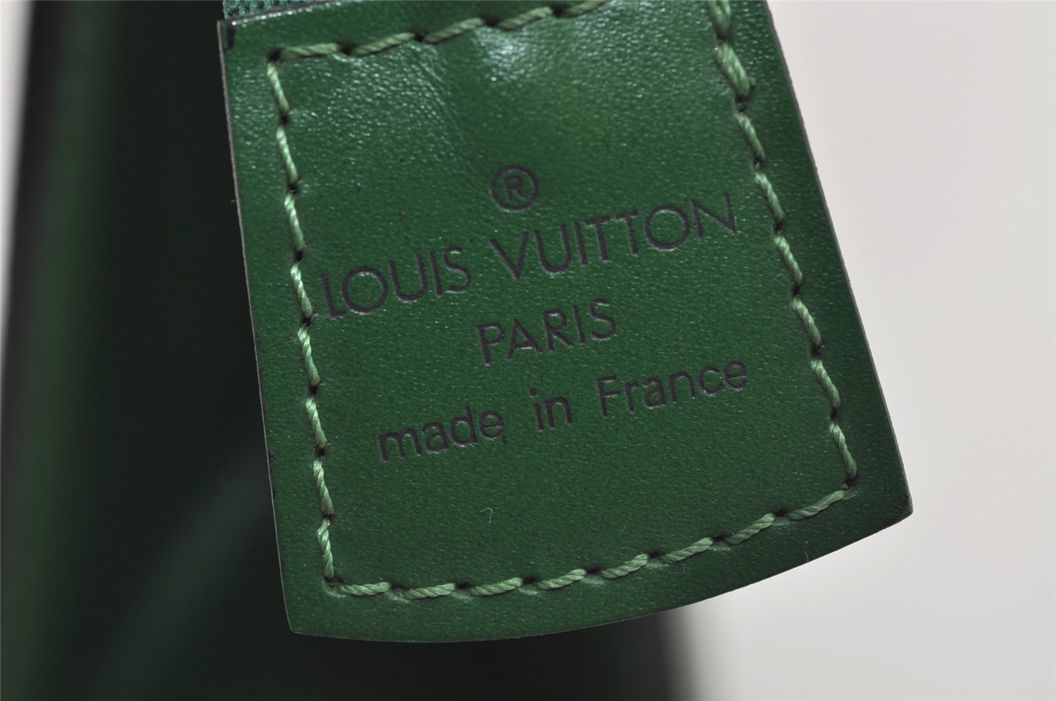 Authentic Louis Vuitton Epi Trousse Crete Clutch Bag Green M48407 LV Junk 1513I